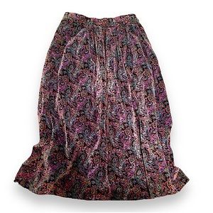 Velvet Paisley Dress